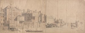 Una casa de ciudad en el Támesis de Samuel Scott